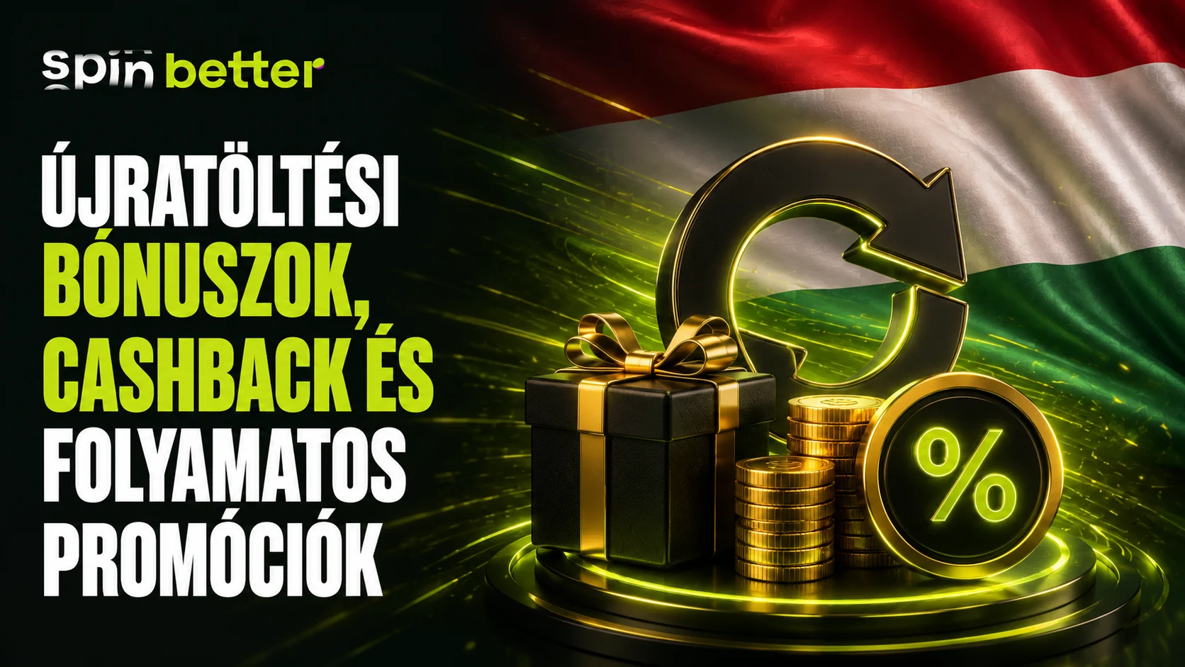 Spinbetter újratöltési bónuszok, pénzvisszatérítés és folyamatos promóciók